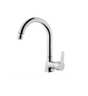 DELTA MİX KUĞU LAVABO BATARYASI (OYNAR PERLATÖRLÜ)